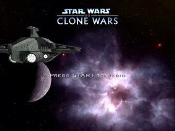 Star Wars - The Clone Wars screen shot title